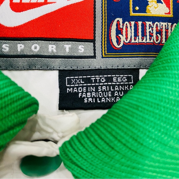 Vintage Oakland Athletics Nike Snap Stitched Logo Jacket Sz XXL Y2k A’s MLB - Picture 4 of 9